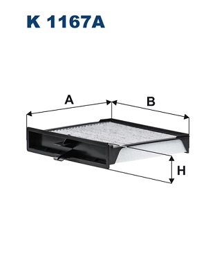 FILTRON - K 1167A - Filter, vazduh unutrašnjeg prostora (Grejanje/ventilacija)