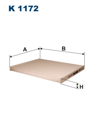 FILTRON - K 1172 - Filter, vazduh unutrašnjeg prostora (Grejanje/ventilacija)