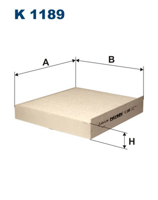 FILTRON - K 1189 - Filter, vazduh unutrašnjeg prostora (Grejanje/ventilacija)