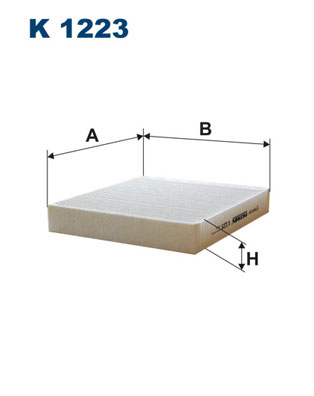 FILTRON - K 1223 - Filter, vazduh unutrašnjeg prostora (Grejanje/ventilacija)