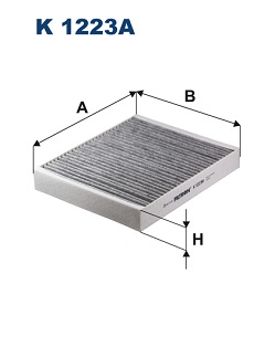 FILTRON - K 1223A - Filter, vazduh unutrašnjeg prostora (Grejanje/ventilacija)