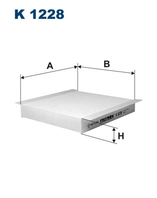 FILTRON - K 1228 - Filter, vazduh unutrašnjeg prostora (Grejanje/ventilacija)