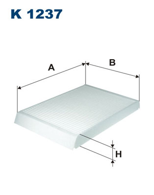 FILTER, VAZDUH UNUTRAŠNJEG PROSTORA - FILTRON - K 1237
