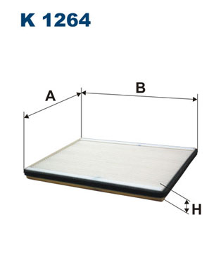 Slika FILTRON - K 1264 - Filter, vazduh unutrašnjeg prostora (Grejanje/ventilacija)
