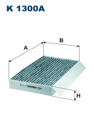 FILTRON - K 1300A - Filter, vazduh unutrašnjeg prostora (Grejanje/ventilacija)