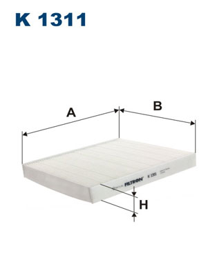 FILTRON - K 1311 - Filter, vazduh unutrašnjeg prostora (Grejanje/ventilacija)