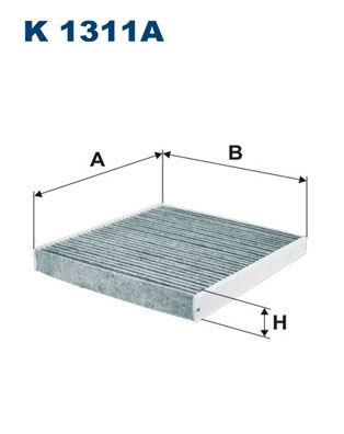 FILTRON - K 1311A - Filter, vazduh unutrašnjeg prostora (Grejanje/ventilacija)