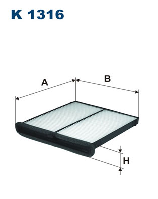 FILTRON - K 1316 - Filter, vazduh unutrašnjeg prostora (Grejanje/ventilacija)