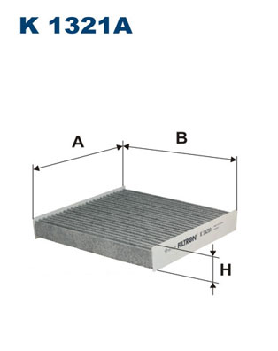 FILTRON - K 1321A - Filter, vazduh unutrašnjeg prostora (Grejanje/ventilacija)