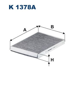 FILTRON - K 1378A - Filter, vazduh unutrašnjeg prostora (Grejanje/ventilacija)