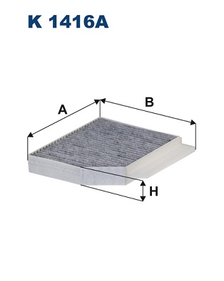 FILTRON - K 1416A - Filter, vazduh unutrašnjeg prostora (Grejanje/ventilacija)