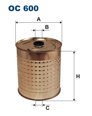 FILTRON - OC 600 - Filter za ulje (Podmazivanje)