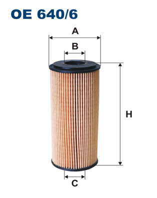 FILTRON - OE 640/6 - Filter za ulje (Podmazivanje)