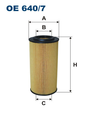 FILTRON - OE 640/7 - Filter za ulje (Podmazivanje)