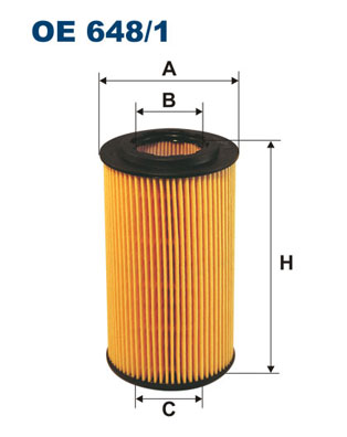 FILTRON - OE 648/1 - Filter za ulje (Podmazivanje)