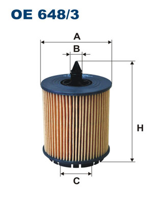 FILTRON - OE 648/3 - Filter za ulje (Podmazivanje)