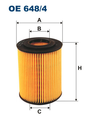 FILTRON - OE 648/4 - Filter za ulje (Podmazivanje)