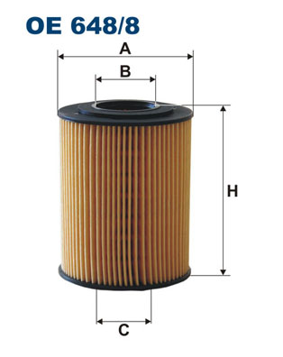 FILTRON - OE 648/8 - Filter za ulje (Podmazivanje)