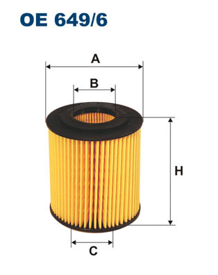 FILTRON - OE 649/6 - Filter za ulje (Podmazivanje)