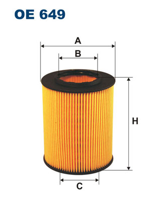 FILTRON - OE 649 - Filter za ulje (Podmazivanje)