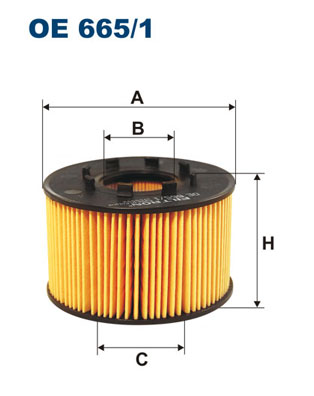 FILTRON - OE 665/1 - Filter za ulje (Podmazivanje)