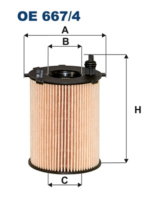 FILTRON - OE 667/4 - Filter za ulje (Podmazivanje)