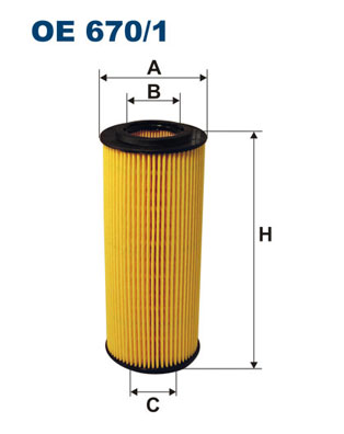 FILTRON - OE 670/1 - Filter za ulje (Podmazivanje)