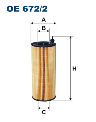 FILTRON - OE 672/2 - Filter za ulje (Podmazivanje)