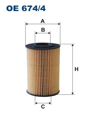 FILTER ZA ULJE - FILTRON - OE 674/4