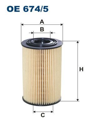 FILTRON - OE 674/5 - Filter za ulje (Podmazivanje)