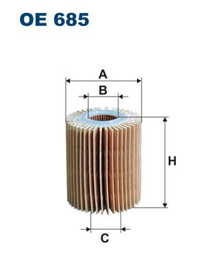 FILTRON - OE 685 - Filter za ulje (Podmazivanje)