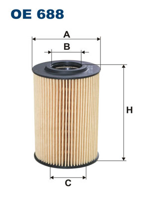 FILTRON - OE 688 - Filter za ulje (Podmazivanje)