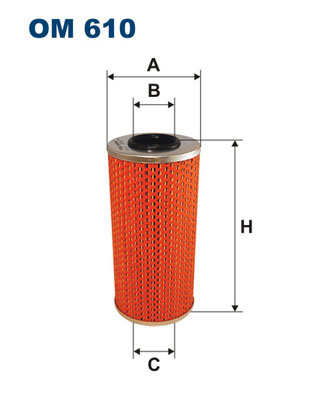 FILTRON - OM 610 - Filter za ulje (Podmazivanje)