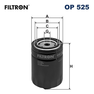 FILTRON - OP 525 - Filter za ulje (Podmazivanje)