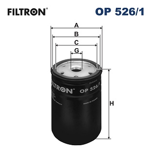 FILTRON - OP 526/1 - Filter za ulje (Podmazivanje)