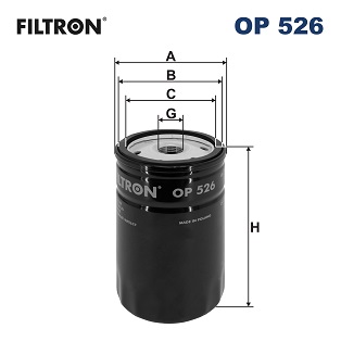 FILTRON - OP 526 - Filter za ulje (Podmazivanje)