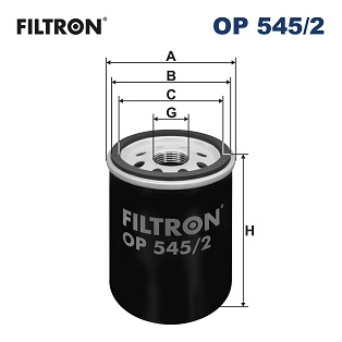 FILTRON - OP 545/2 - Filter za ulje (Podmazivanje)