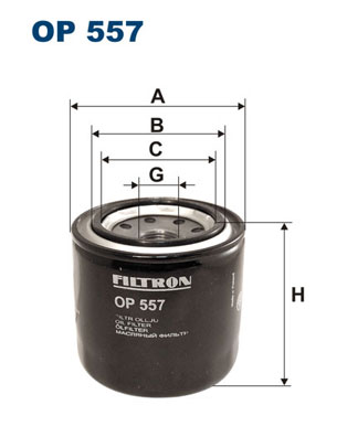 FILTRON - OP 557 - Filter za ulje (Podmazivanje)