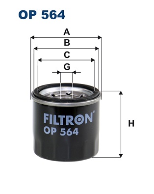 FILTRON - OP 564 - Filter za ulje (Podmazivanje)
