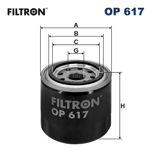 FILTRON - OP 617 - Filter za ulje (Podmazivanje)