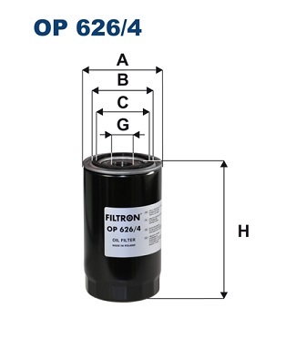 FILTRON - OP 626/4 - Filter za ulje (Podmazivanje)