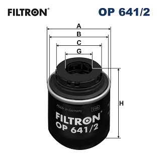 FILTRON - OP 641/2 - Filter za ulje (Podmazivanje)