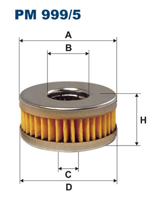 Slika FILTRON - PM 999/5 - Filter za gorivo