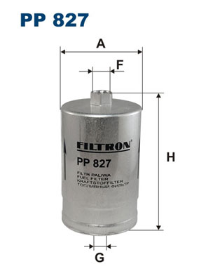 FILTRON - PP 827 - Filter za gorivo (Sistem za dovod goriva)