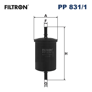 FILTRON - PP 831/1 - Filter za gorivo (Sistem za dovod goriva)