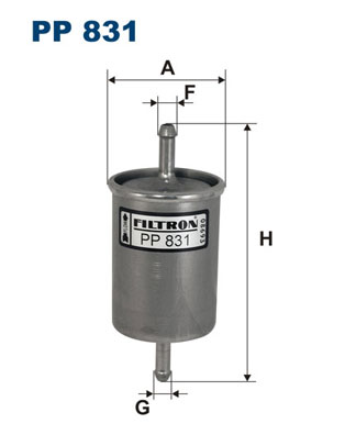 FILTRON - PP 831 - Filter za gorivo (Sistem za dovod goriva)