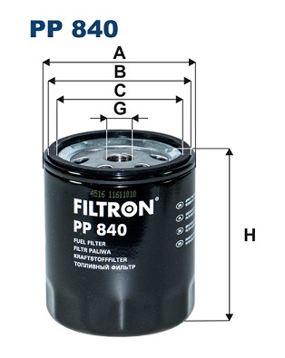 FILTRON - PP 840 - Filter za gorivo (Sistem za dovod goriva)