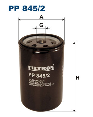 FILTRON - PP 845/2 - Filter za gorivo (Sistem za dovod goriva)