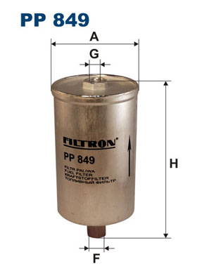 FILTRON - PP 849 - Filter za gorivo (Sistem za dovod goriva)