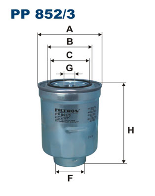 FILTRON - PP 852/3 - Filter za gorivo (Sistem za dovod goriva)